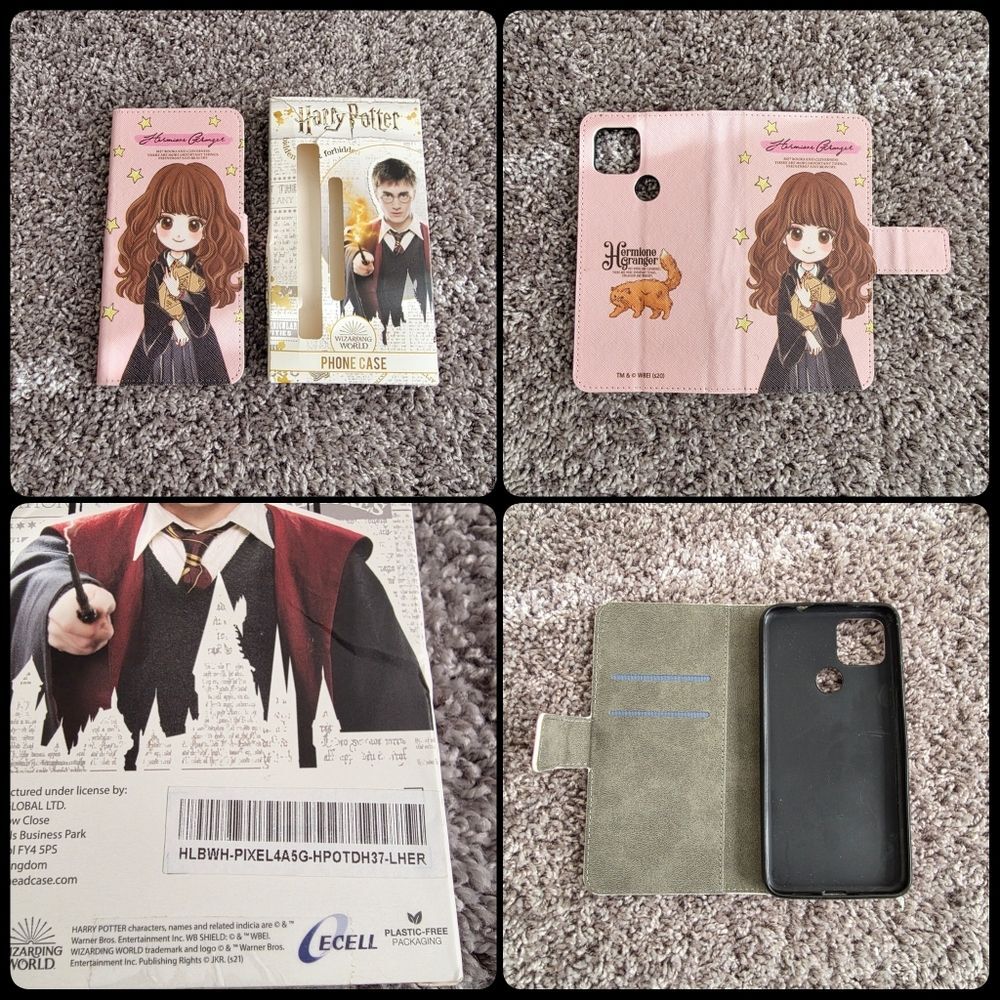 Harry Potter Wizarding World Hermione Granger Pink Google Pixel 4A 5G Phone Case